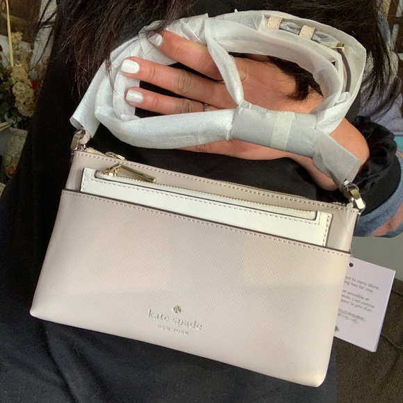 SOLD⛔️Authentic Kate Spade Saffiano leather top zip Crosby w large card holder - Picture 6 of 15